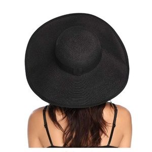 Lanzom Accessories - Lanzom Womens Wide Brim Straw Hat Floppy Foldable Lanzom Accessories - Lanzom Womens Wide Brim Straw Hat Floppy Foldable